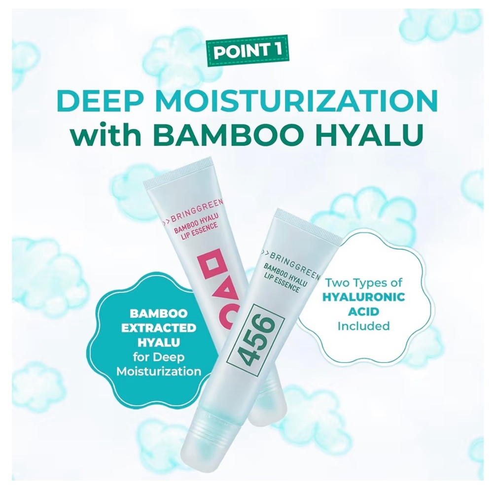 BRINGGREEN Bamboo Hyalu Lip Essence Double Set - Picture 8 of 14